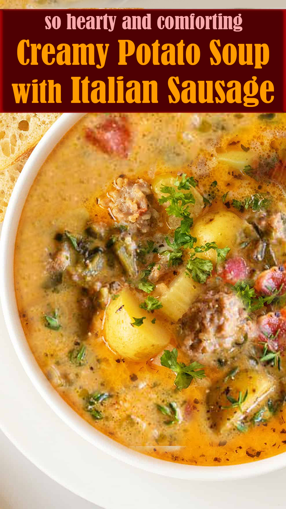 Hearty Potato Soup with Italian Sausage