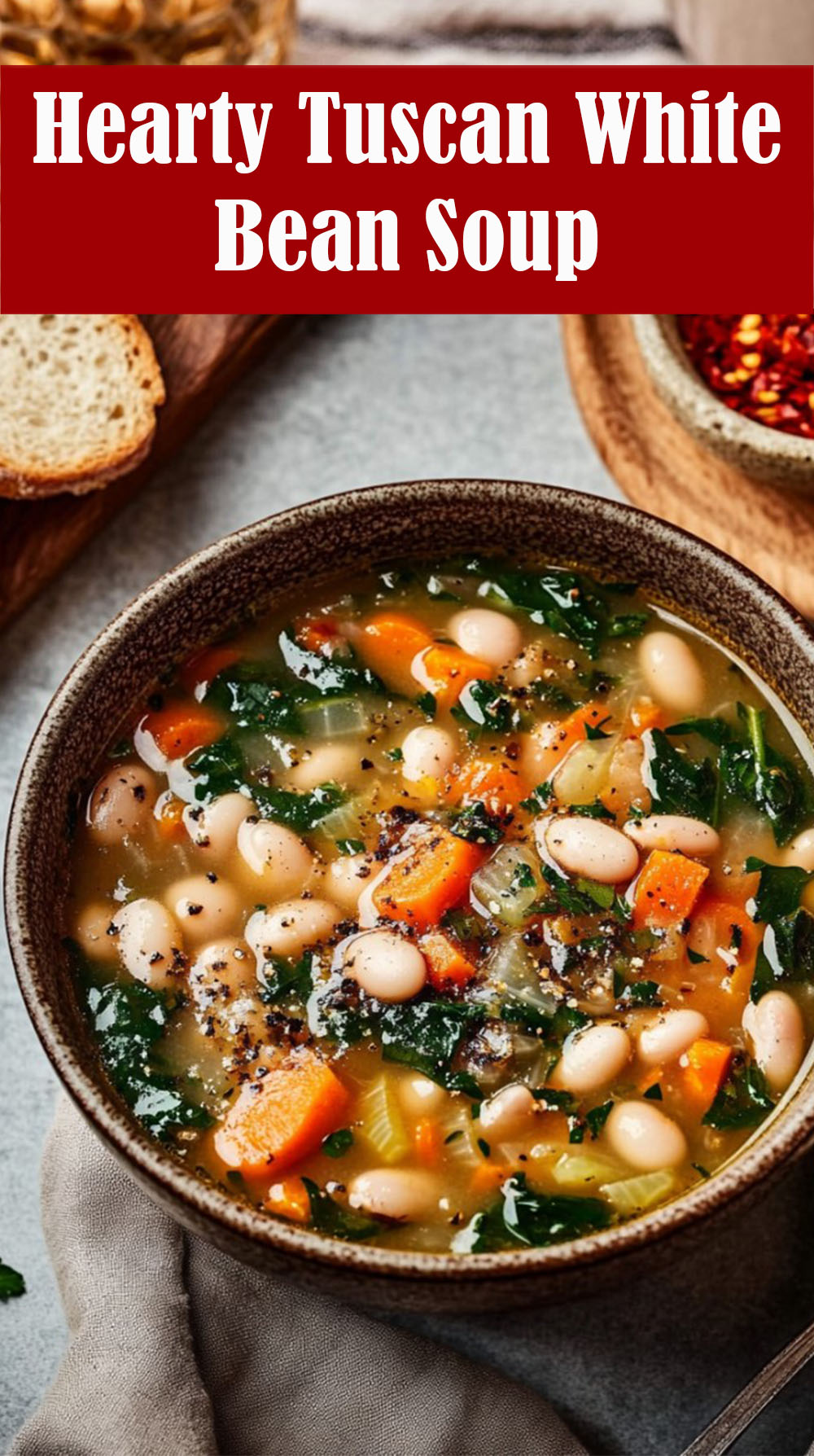 Hearty Tuscan White Bean Soup Recipe