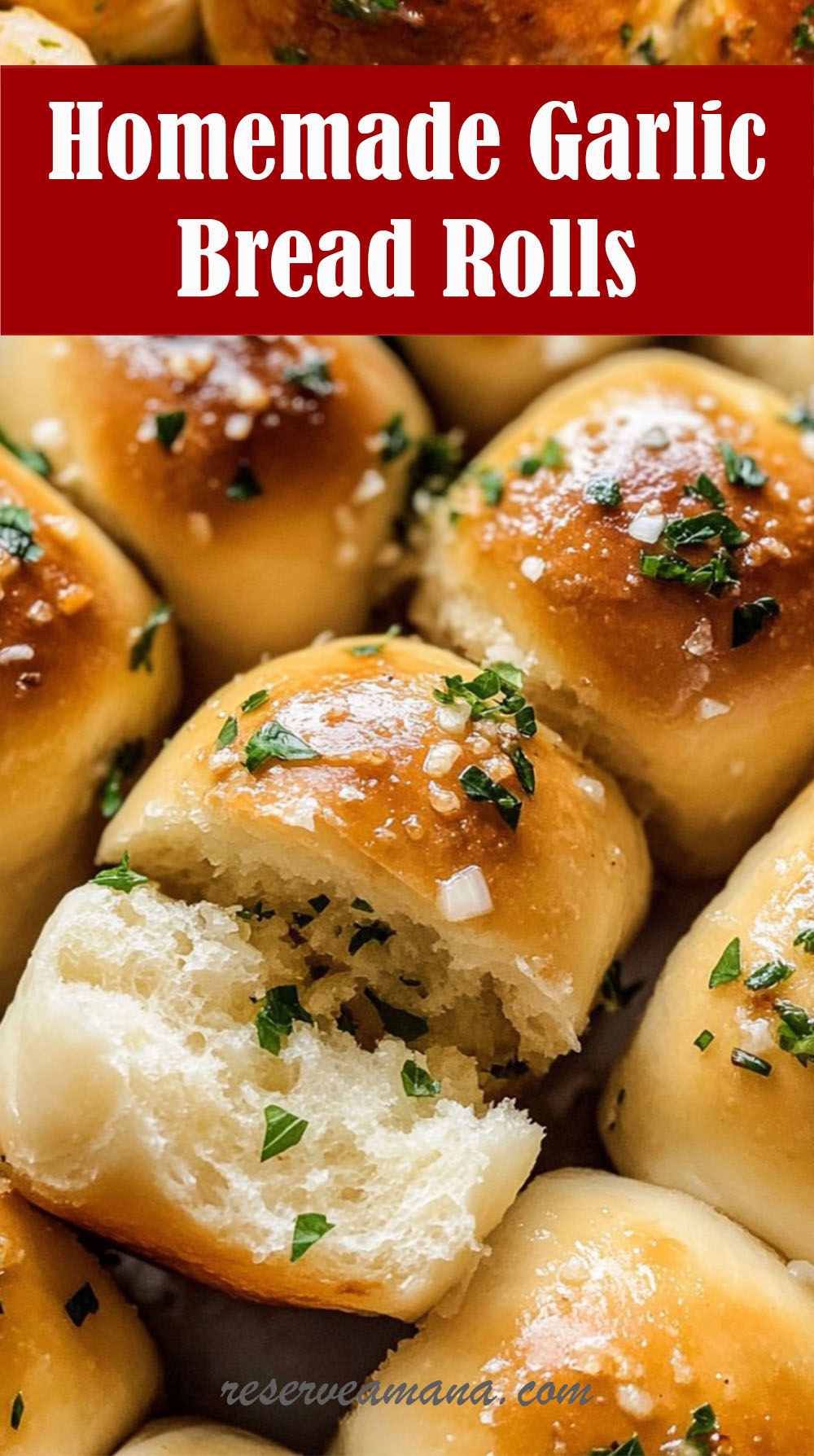 Homemade Garlic Bread Rolls