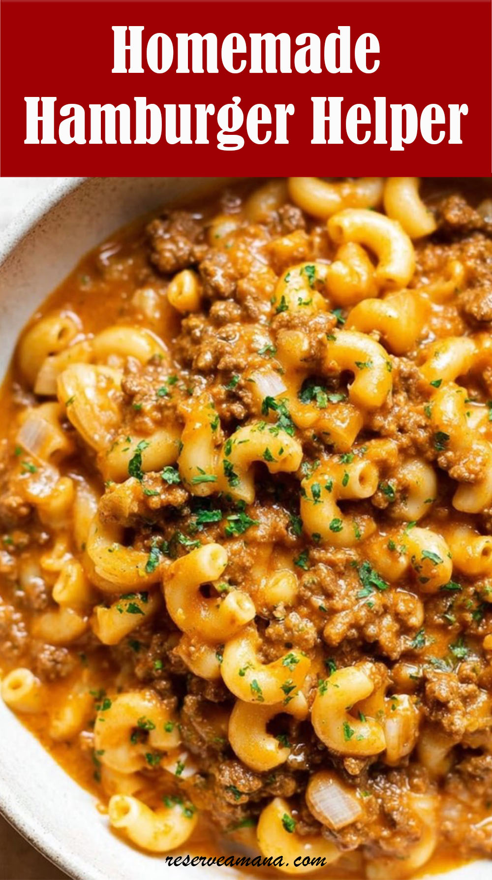 Homemade Hamburger Helper Recipe