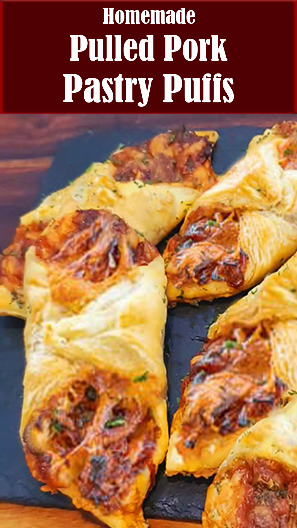 Pulled Pork Pastry Puffs - Football Friday - Plain Chicken