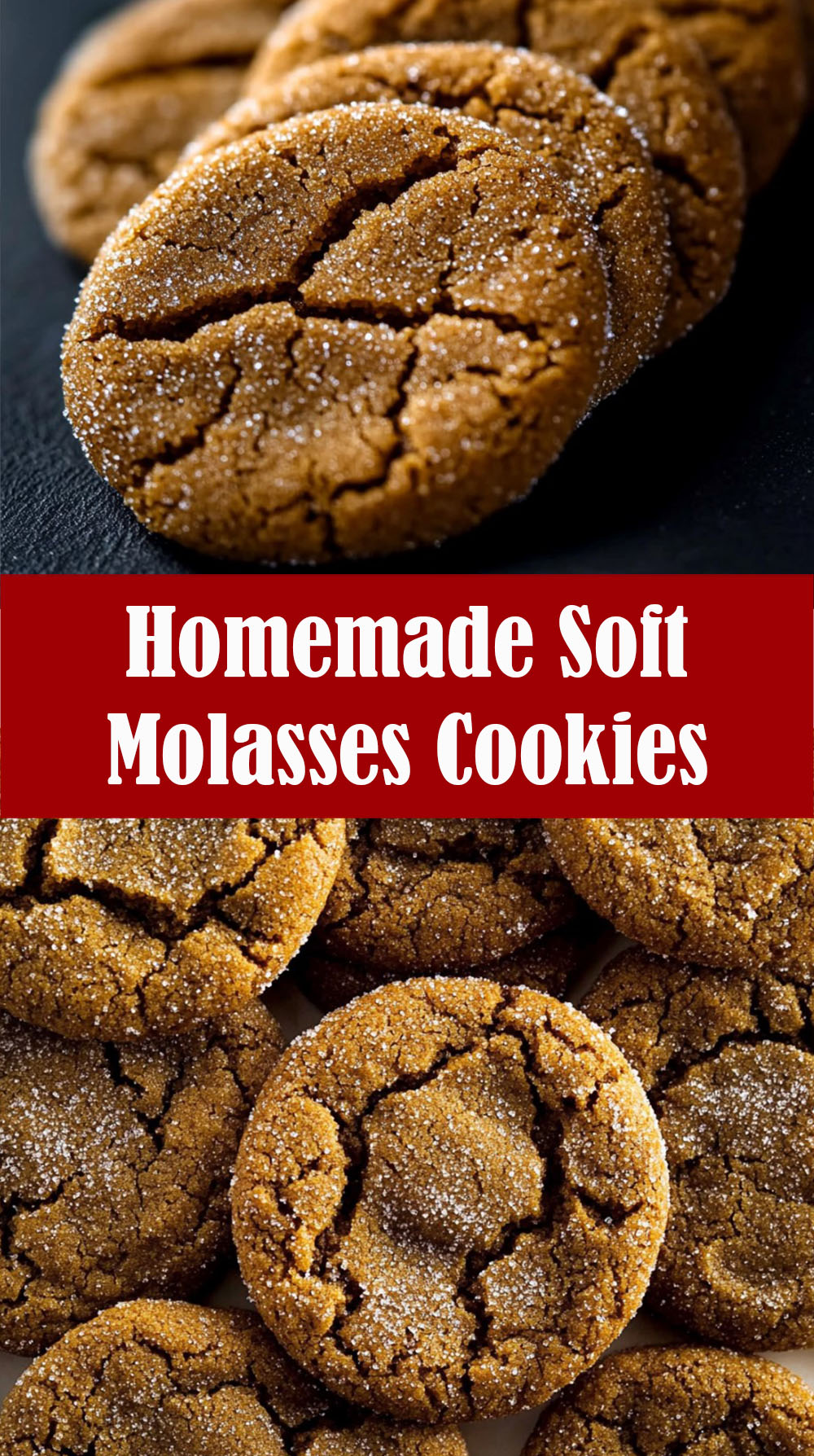 Homemade Soft Molasses Cookies