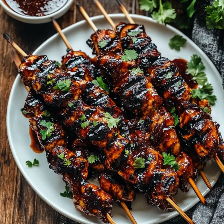 Honey Chipotle Grilled Chicken Skewers