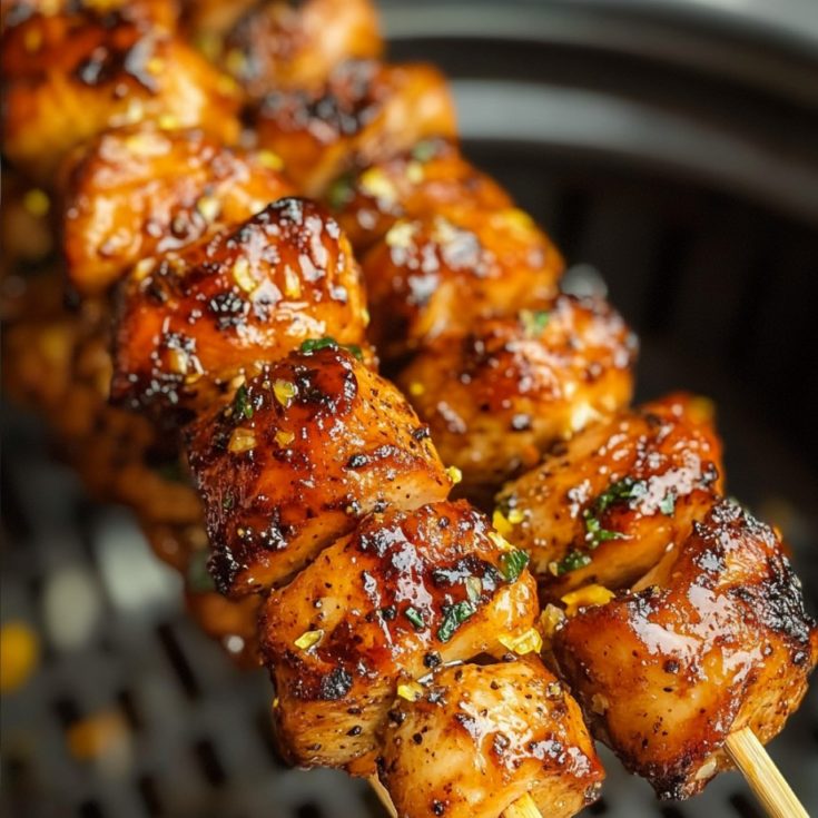 Hot Lemon Pepper Chicken Skewers