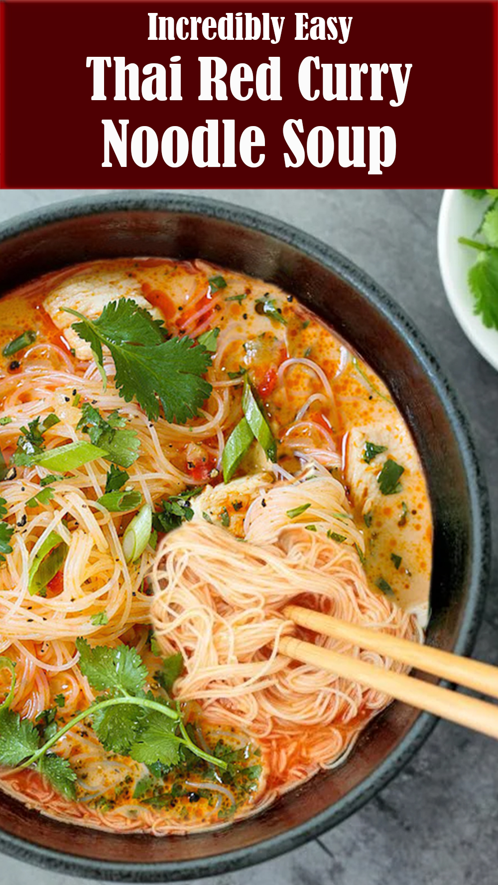 Incredibly Easy Thai Red Curry Noodle Soup