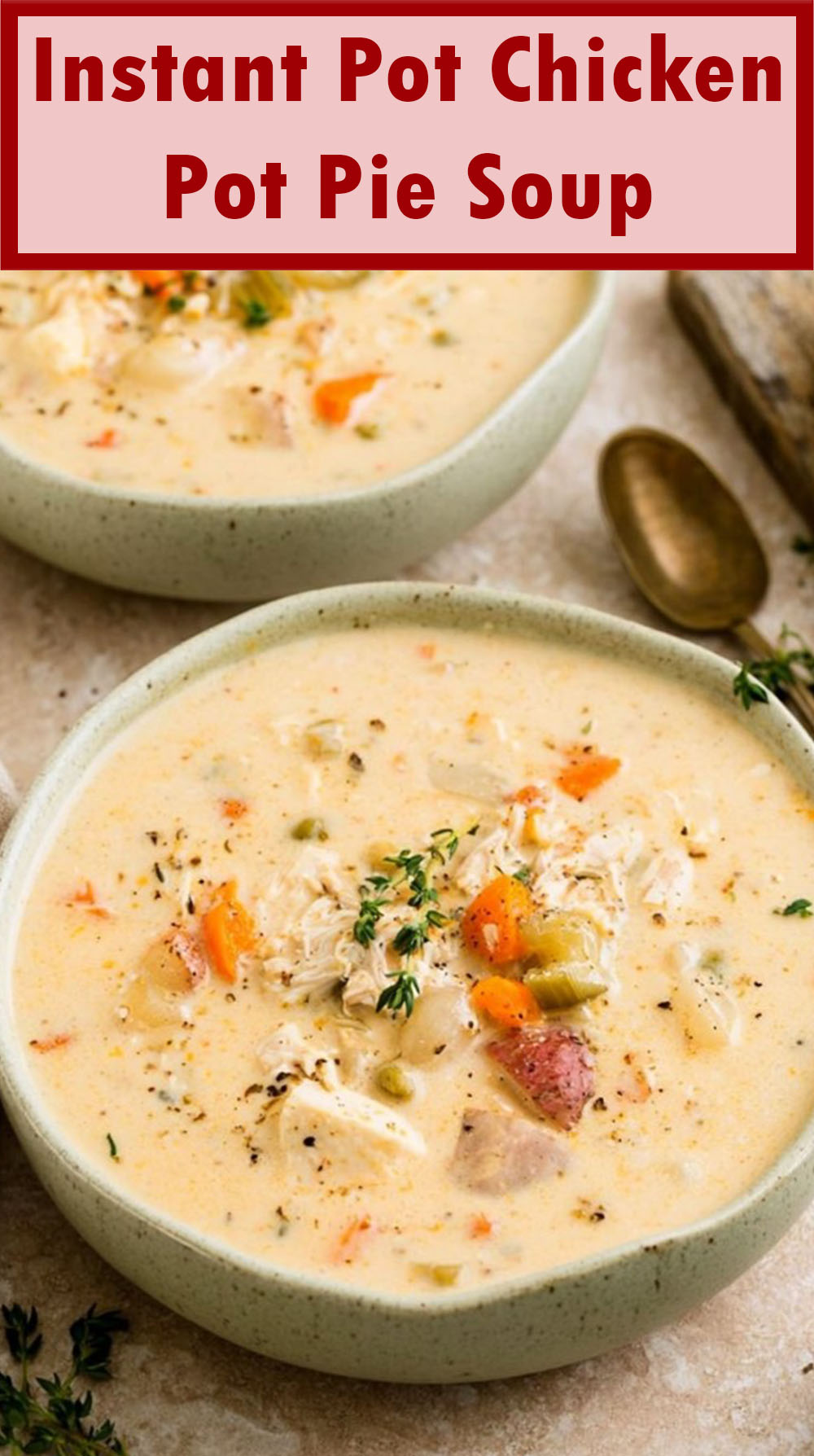 Instant Pot Chicken Pot Pie Soup