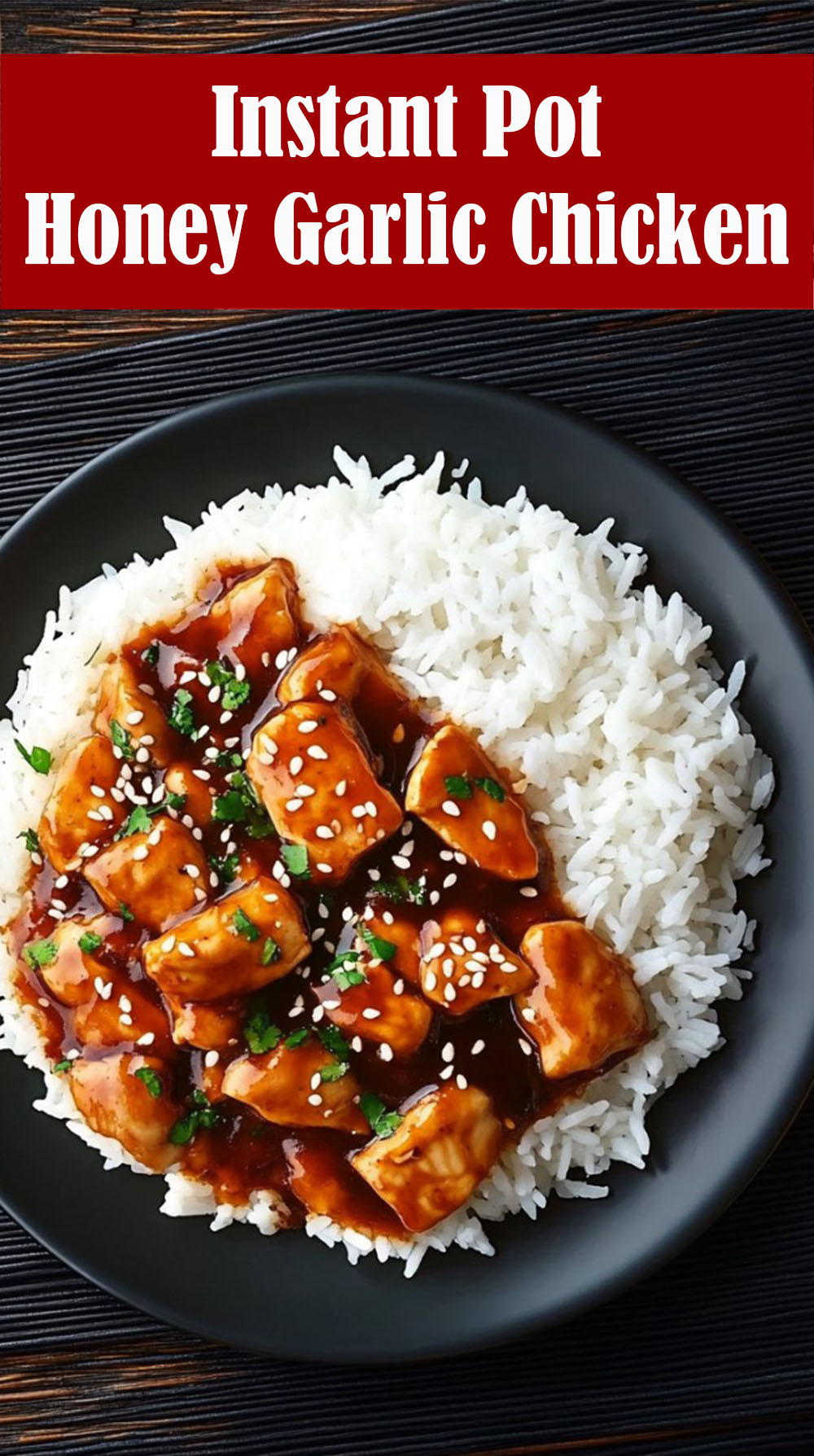 Instant Pot Honey Garlic Chicken Recipe