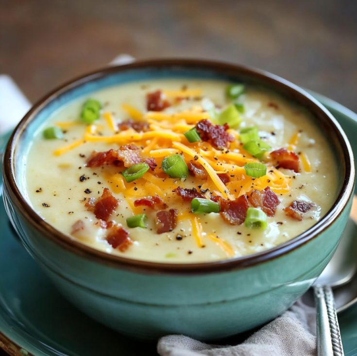 Instant Pot Loaded Baked Potato Soup Recipe