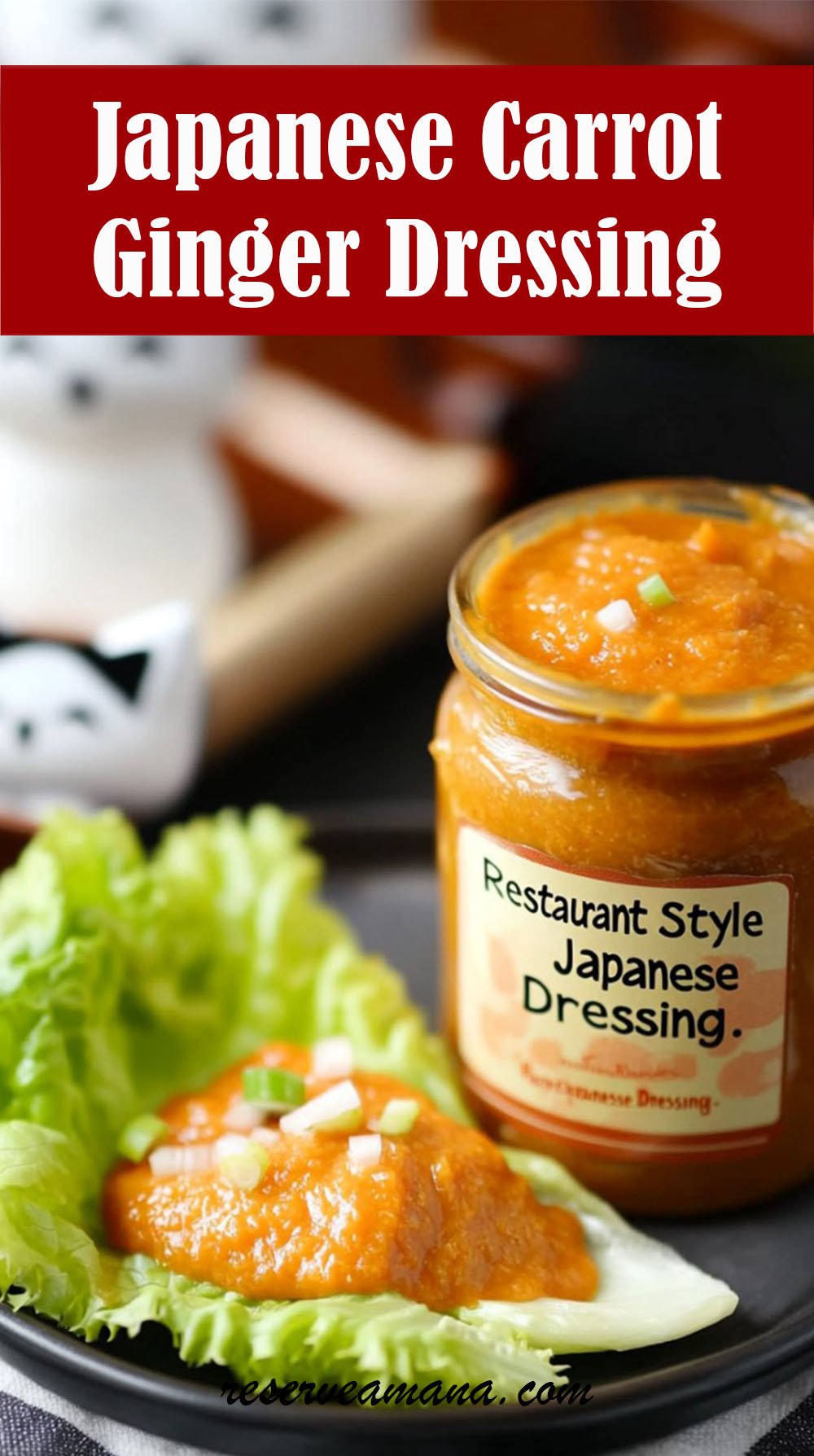 Japanese Carrot Ginger Dressing