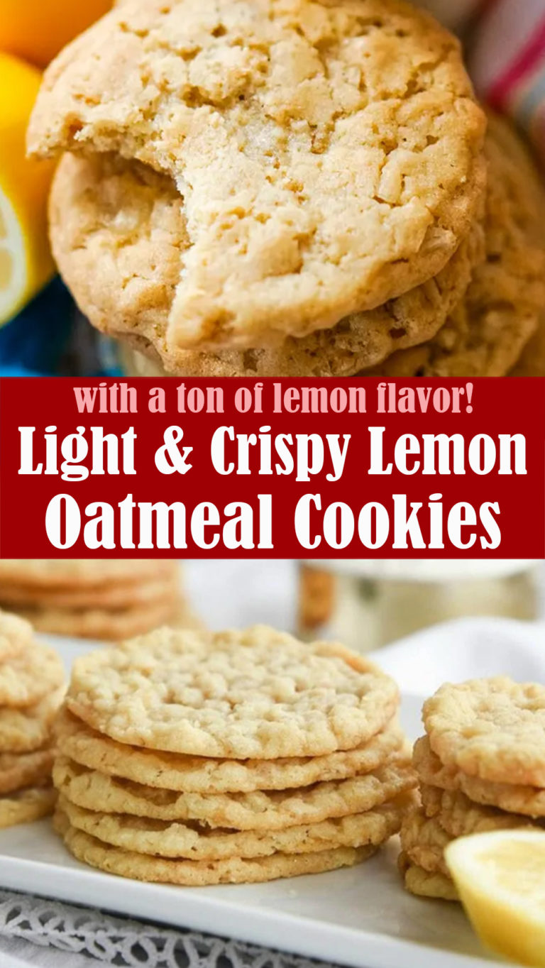 Light and Crispy Lemon Oatmeal Cookies Reserveamana