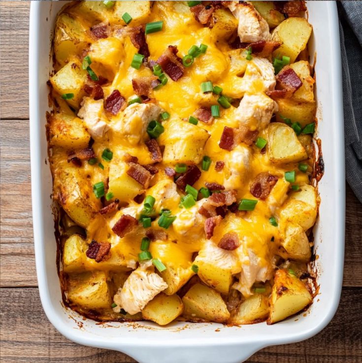 Loaded Chicken and Potato Casserole