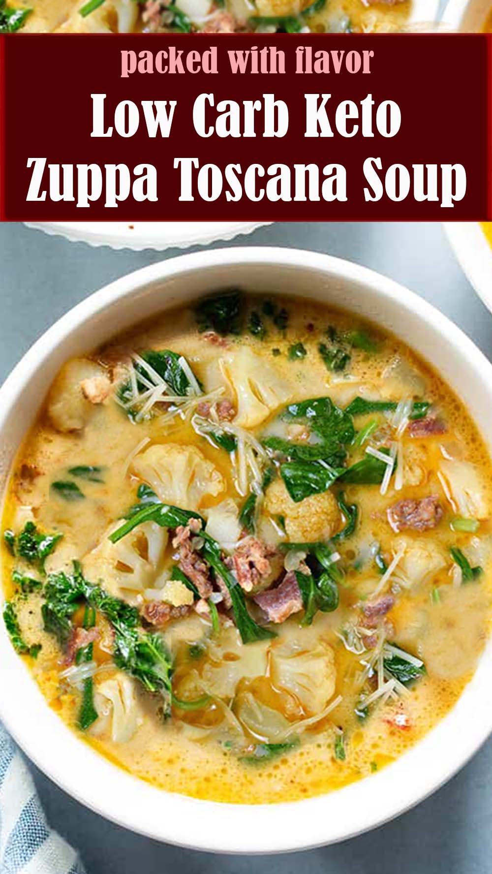 Low Carb Keto Zuppa Toscana Soup Recipe