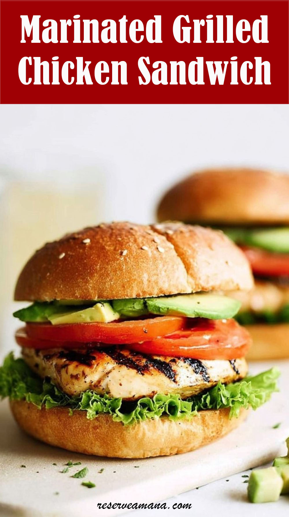 Marinated Grilled Chicken Sandwich