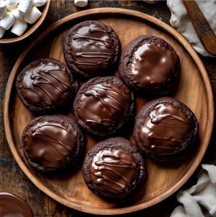 Marshmallow-Surprise Hot Cocoa Cookies