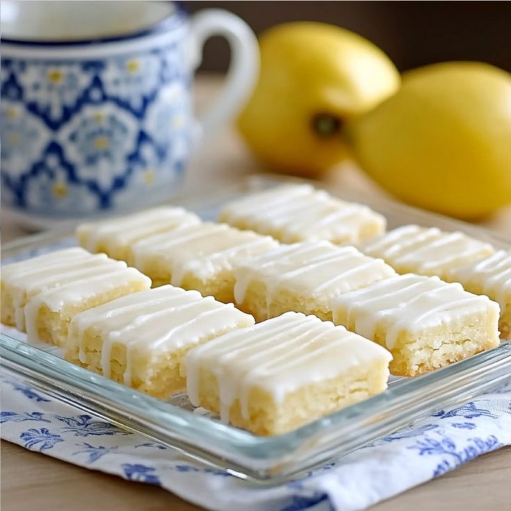 Melt-In-Your-Mouth Lemon Shortbread Cookies