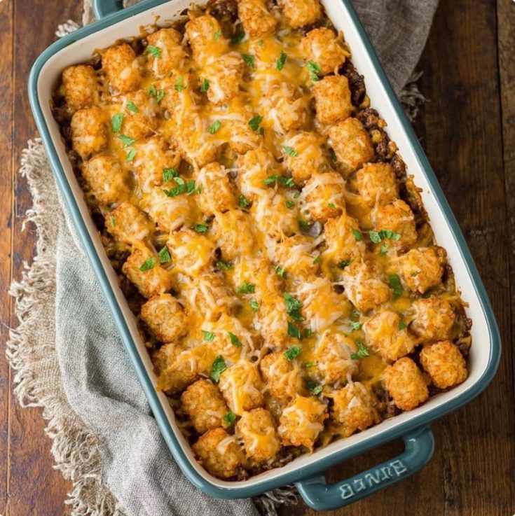 Mexican Tater Tot Casserole