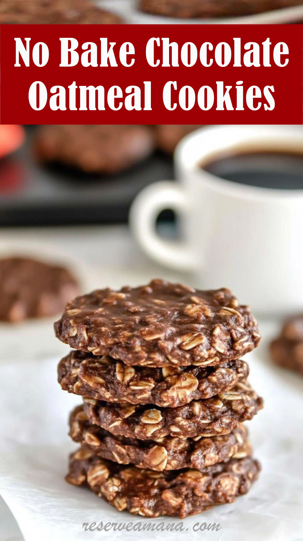 No Bake Chocolate Oatmeal Cookies Recipe