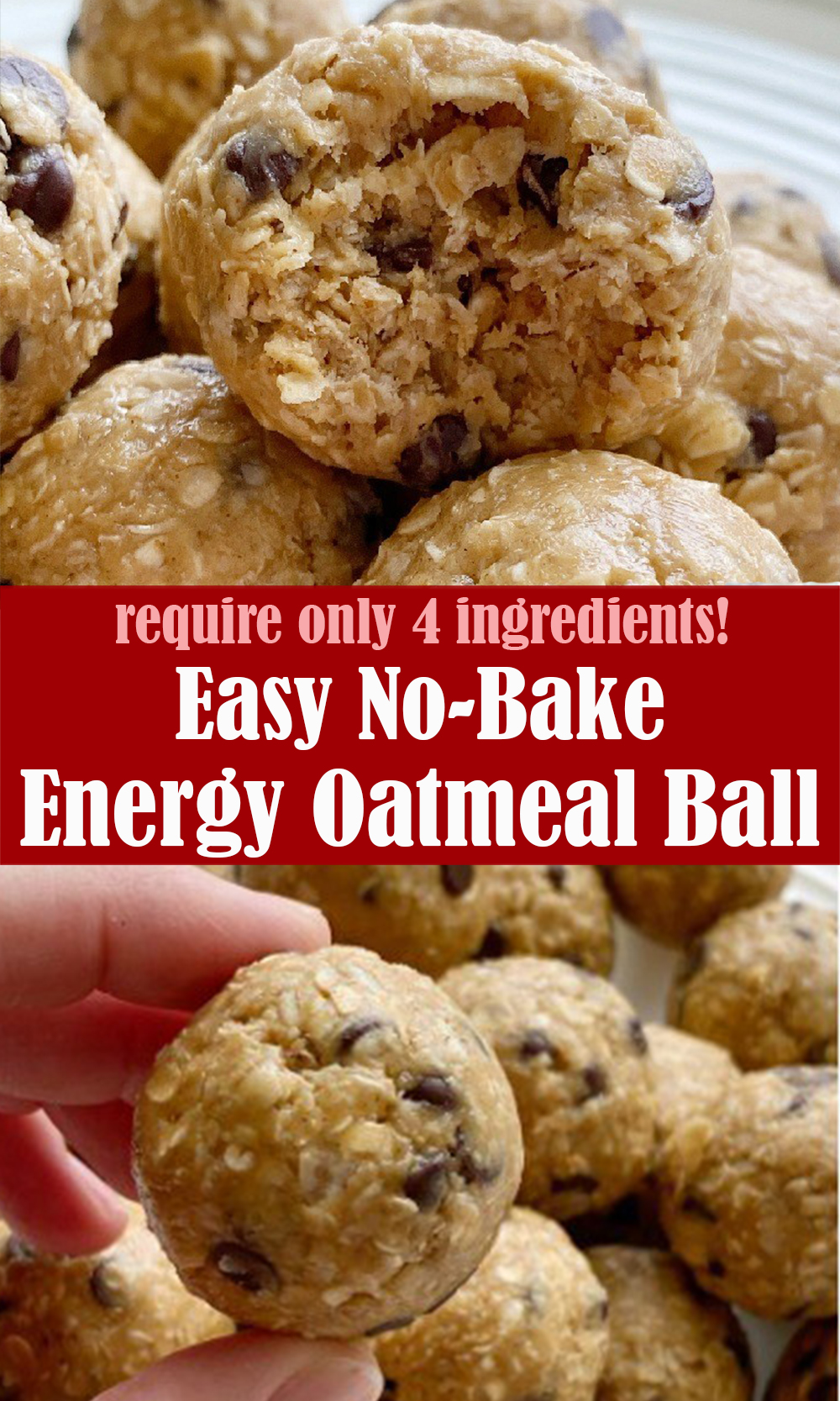 No-Bake Energy Oatmeal Ball