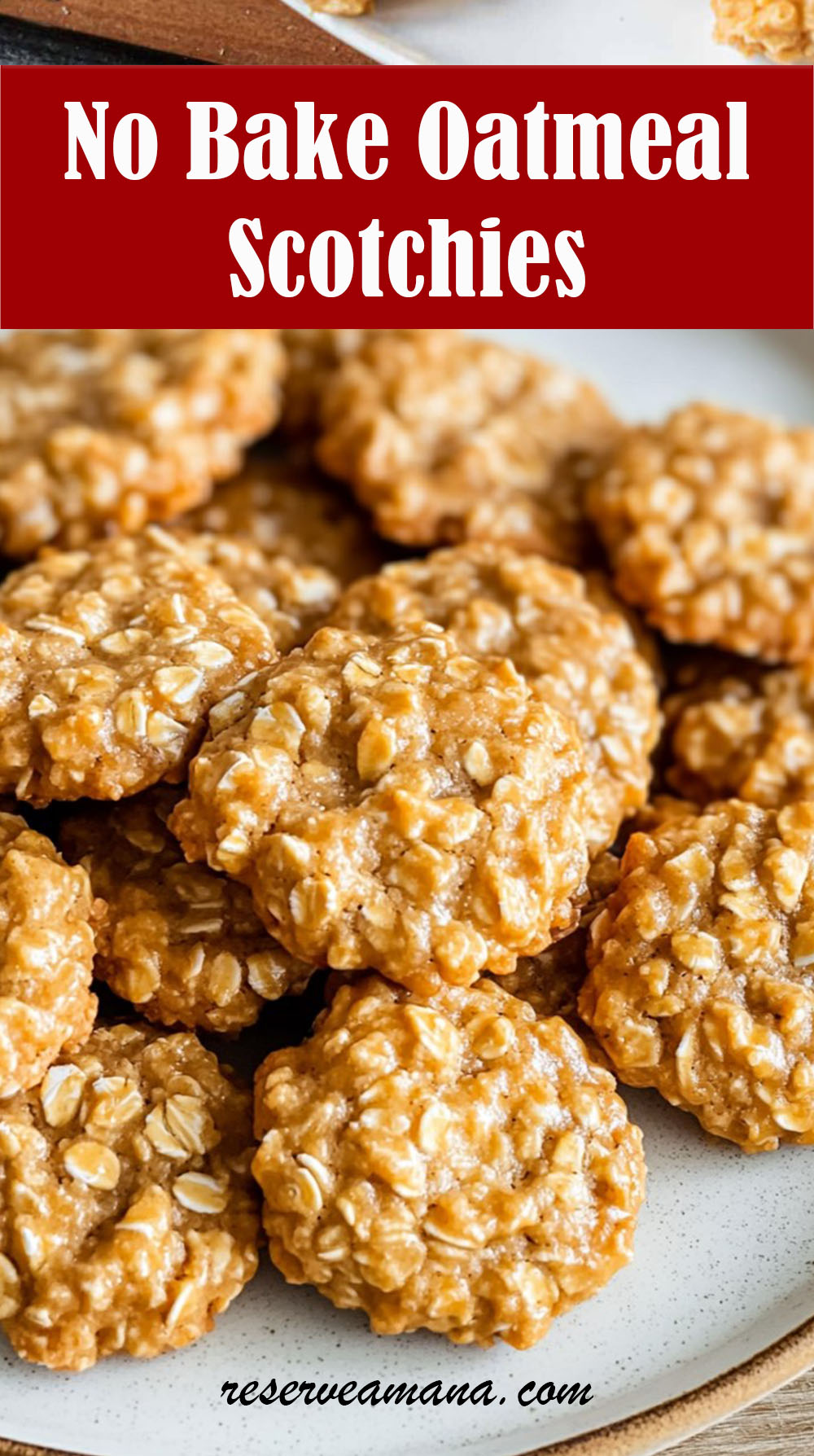 No Bake Oatmeal Scotchies