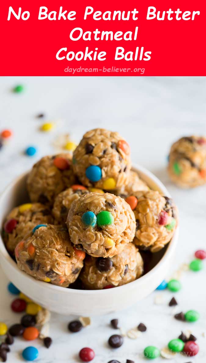 No Bake Peanut Butter Oatmeal Cookie Balls – Reserveamana