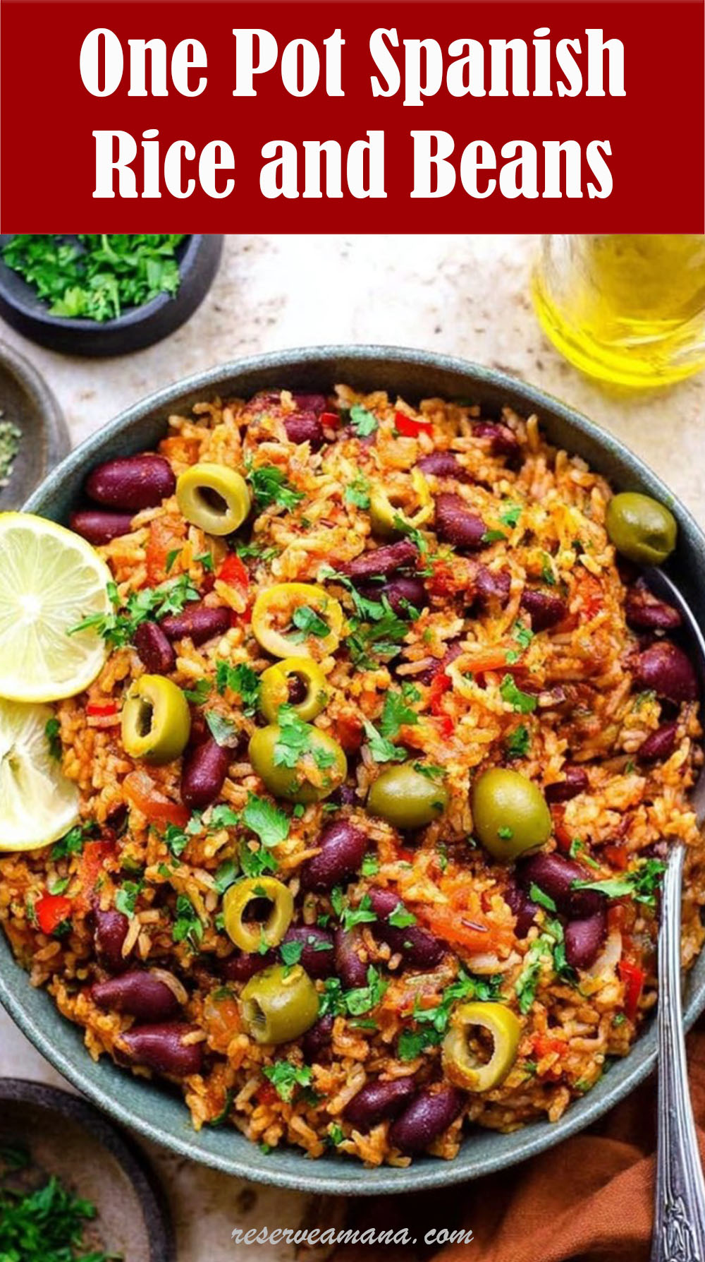 One Pot Spanish Rice and Beans