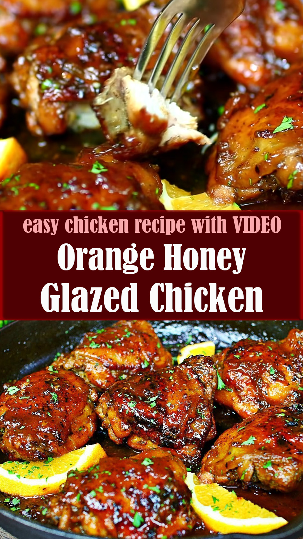 Orange Honey Glazed Chicken Recipe