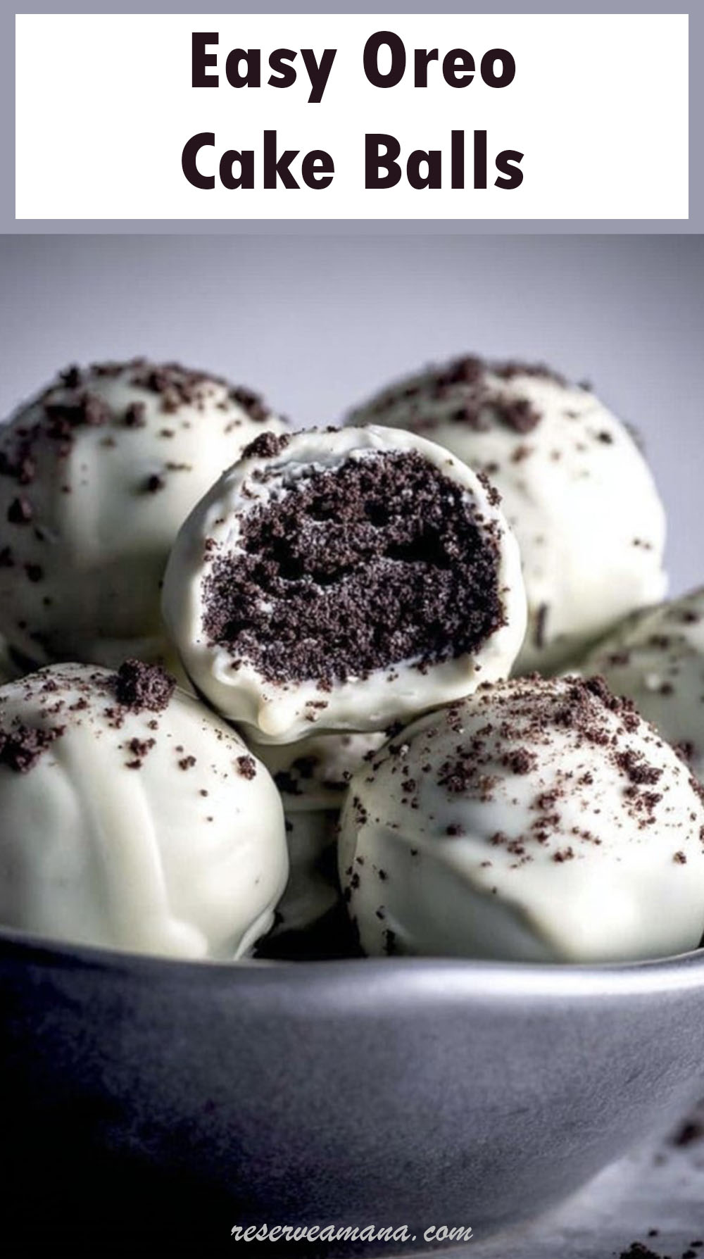 Oreo Cake Balls