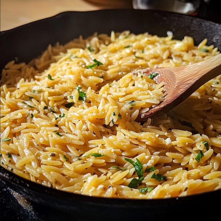 Orzo with Parmesan and Basil