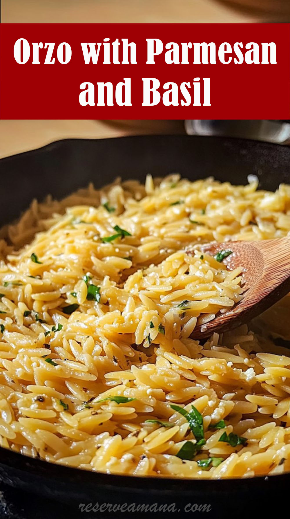 Orzo with Parmesan and Basil