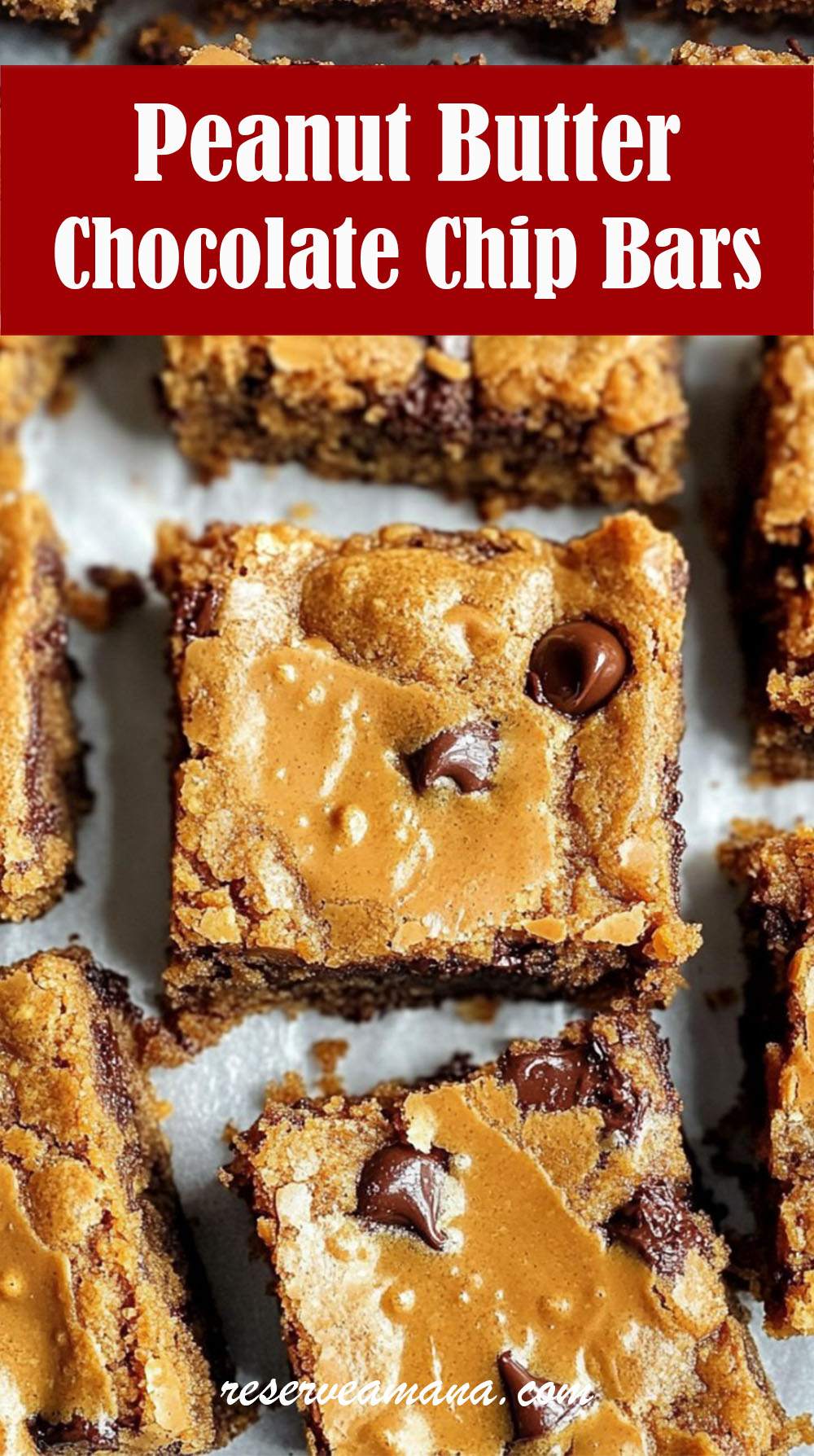 Peanut Butter Chocolate Chip Bars