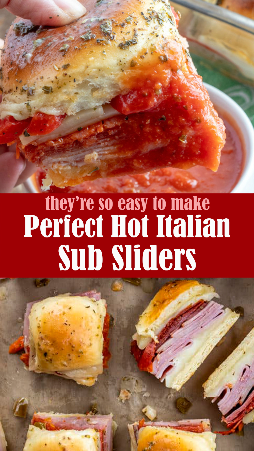 Perfect Hot Italian Sub Sliders