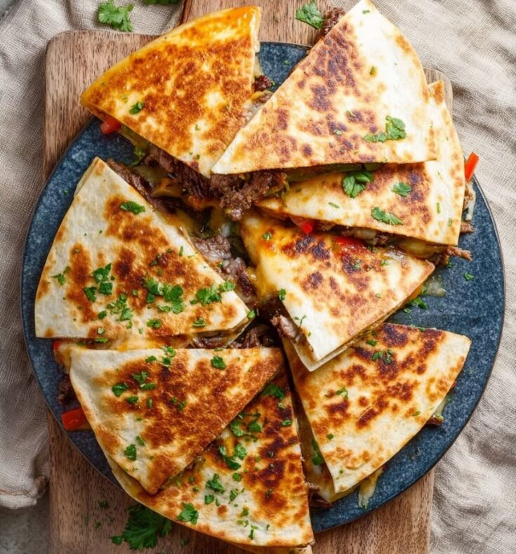 Philly Cheesesteak Quesadilla Recipe
