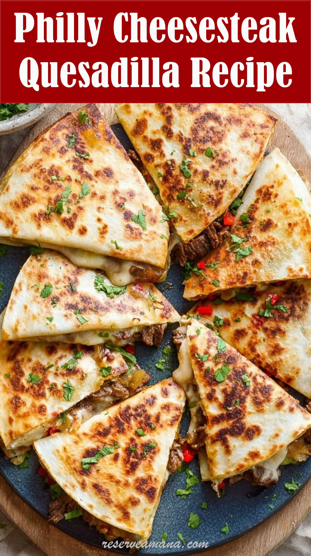 Philly Cheesesteak Quesadilla Recipe
