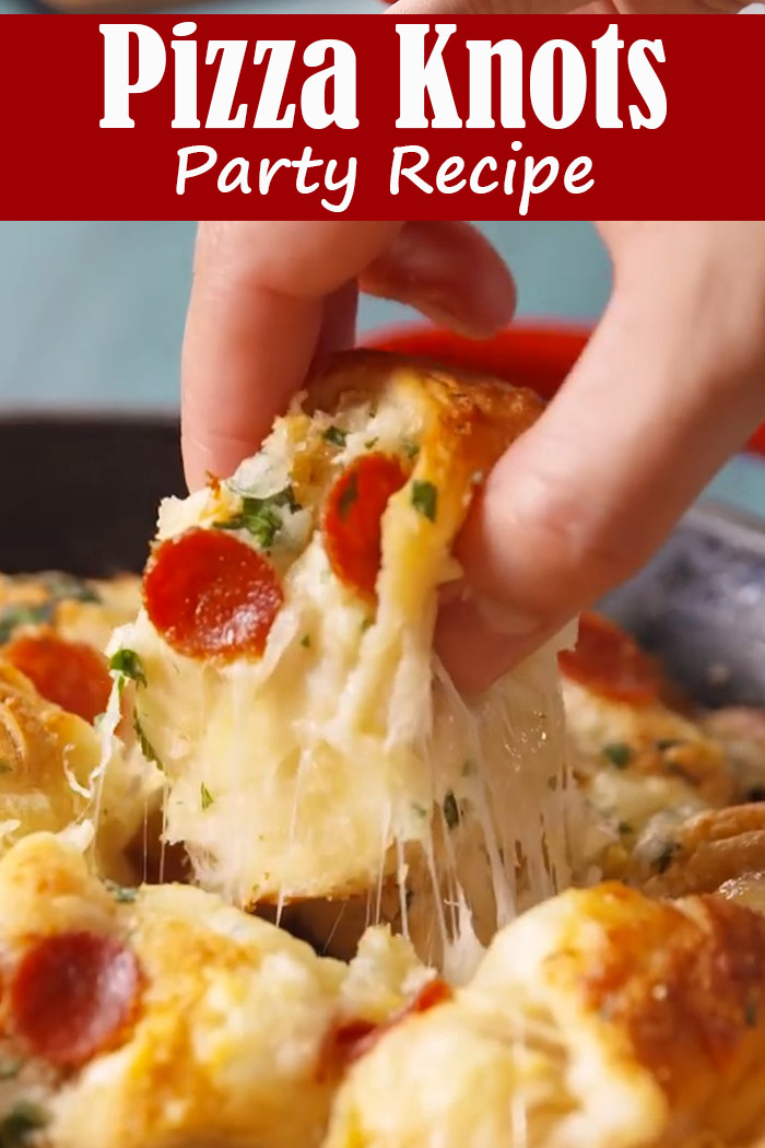 Pizza Garlic Knots Party Recipe