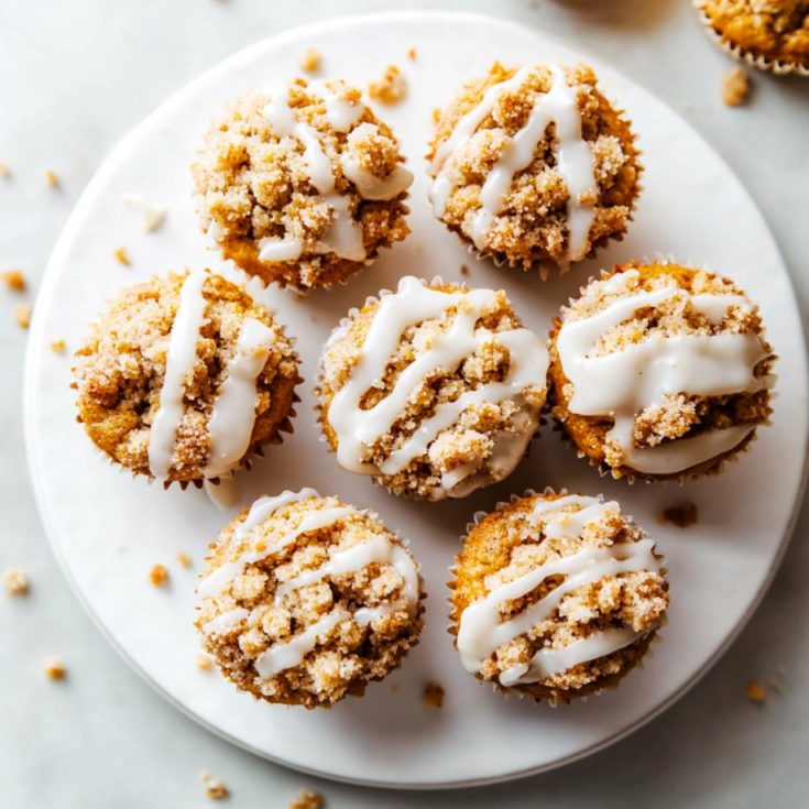 Pumpkin Crumb Cake Muffins