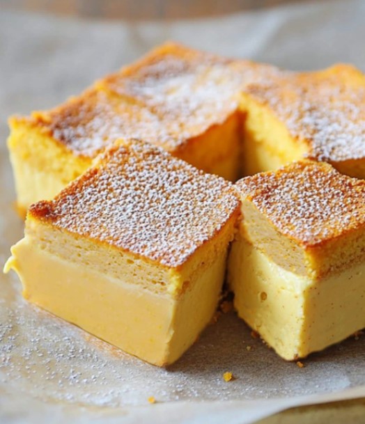 Pumpkin Magic Custard Cake Recipe