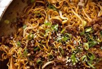 Quick Asian Beef Ramen Noodles Recipe
