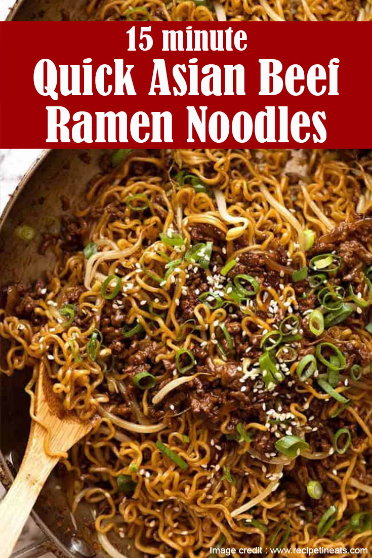 Quick Asian Beef Ramen Noodles Recipe