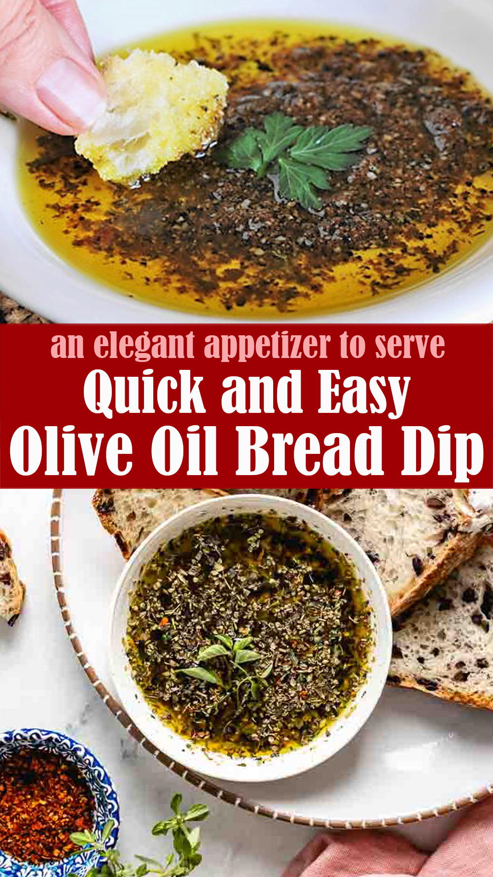 Quick and Easy Olive Oil Bread Dip Recipe