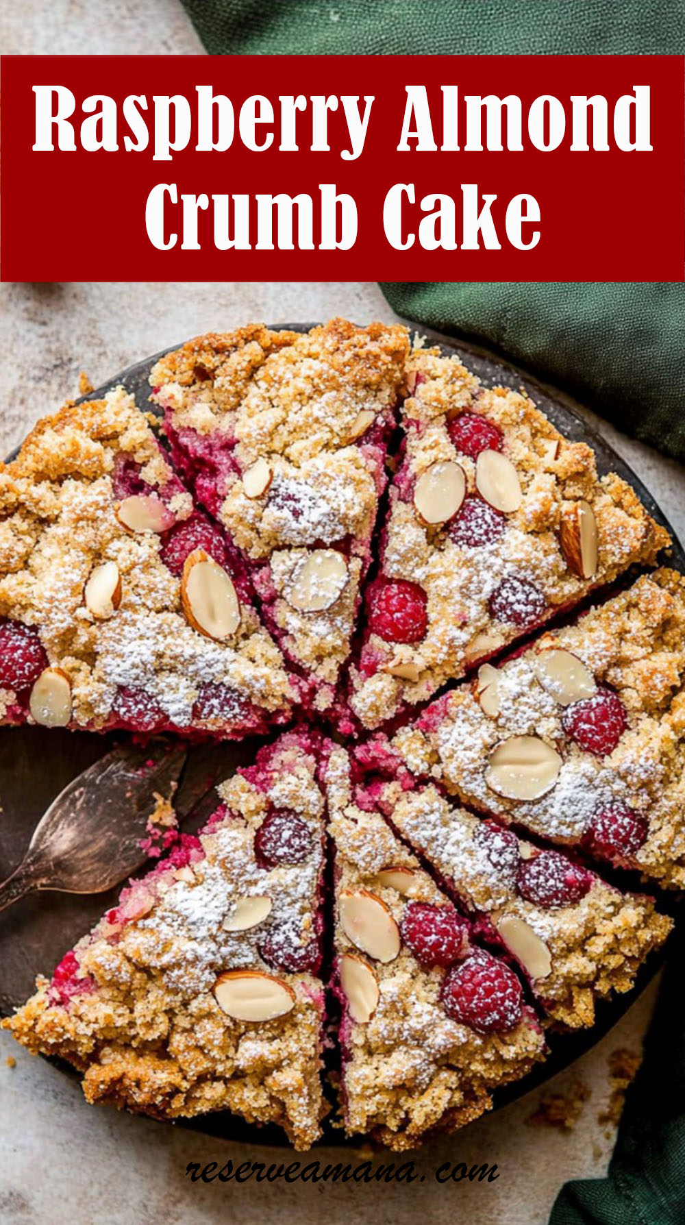 Raspberry Almond Crumb Cake