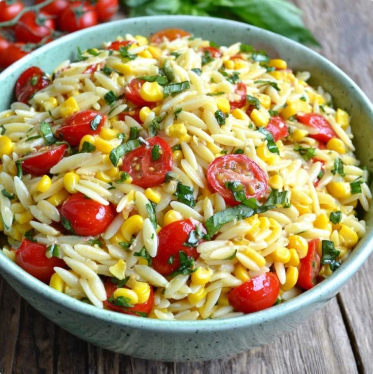 Roasted Corn Orzo Pasta Salad