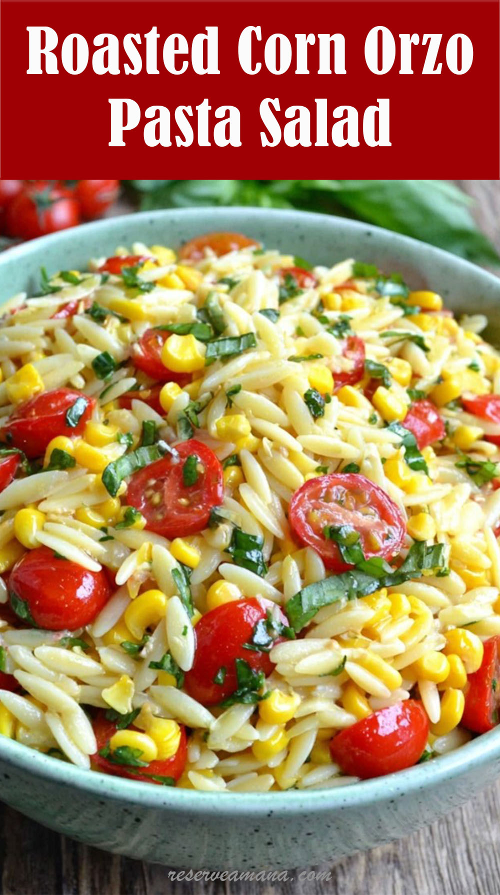 Roasted Corn Orzo Pasta Salad