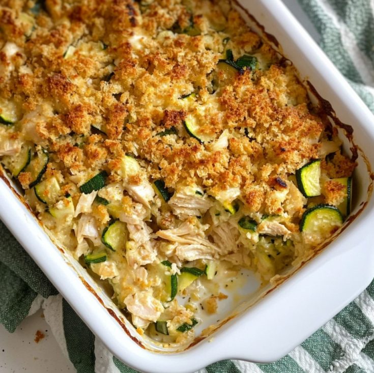 Rotisserie Chicken & Zucchini Casserole