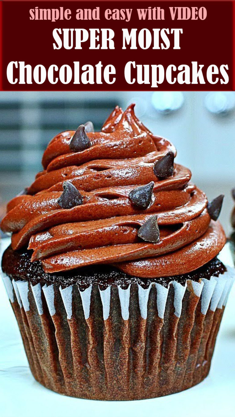 SUPER MOIST Chocolate Cupcakes Recipe with VIDEO – Reserveamana