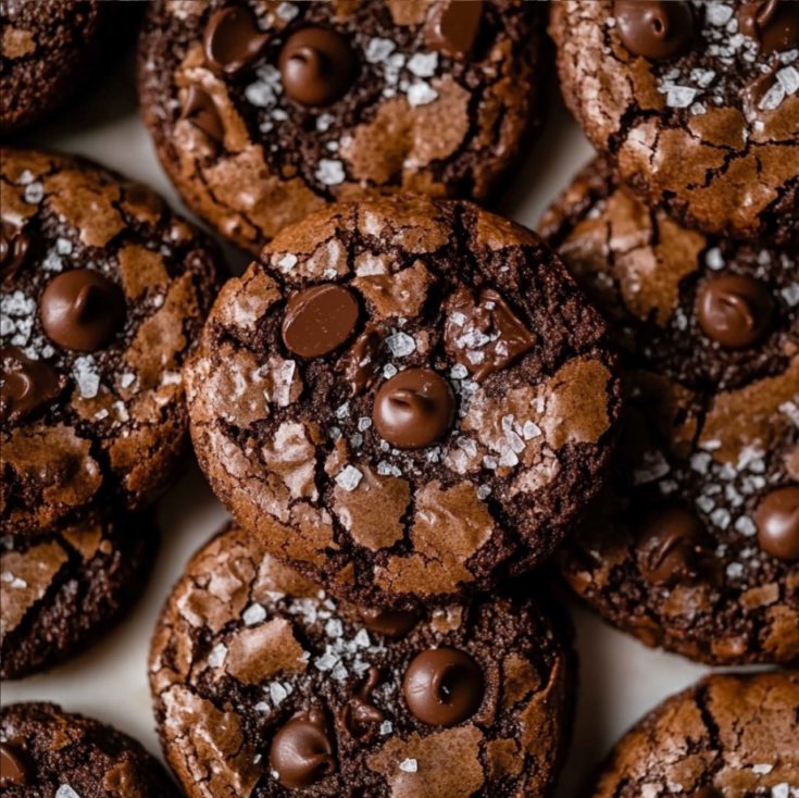 Salted Brownie Cookies