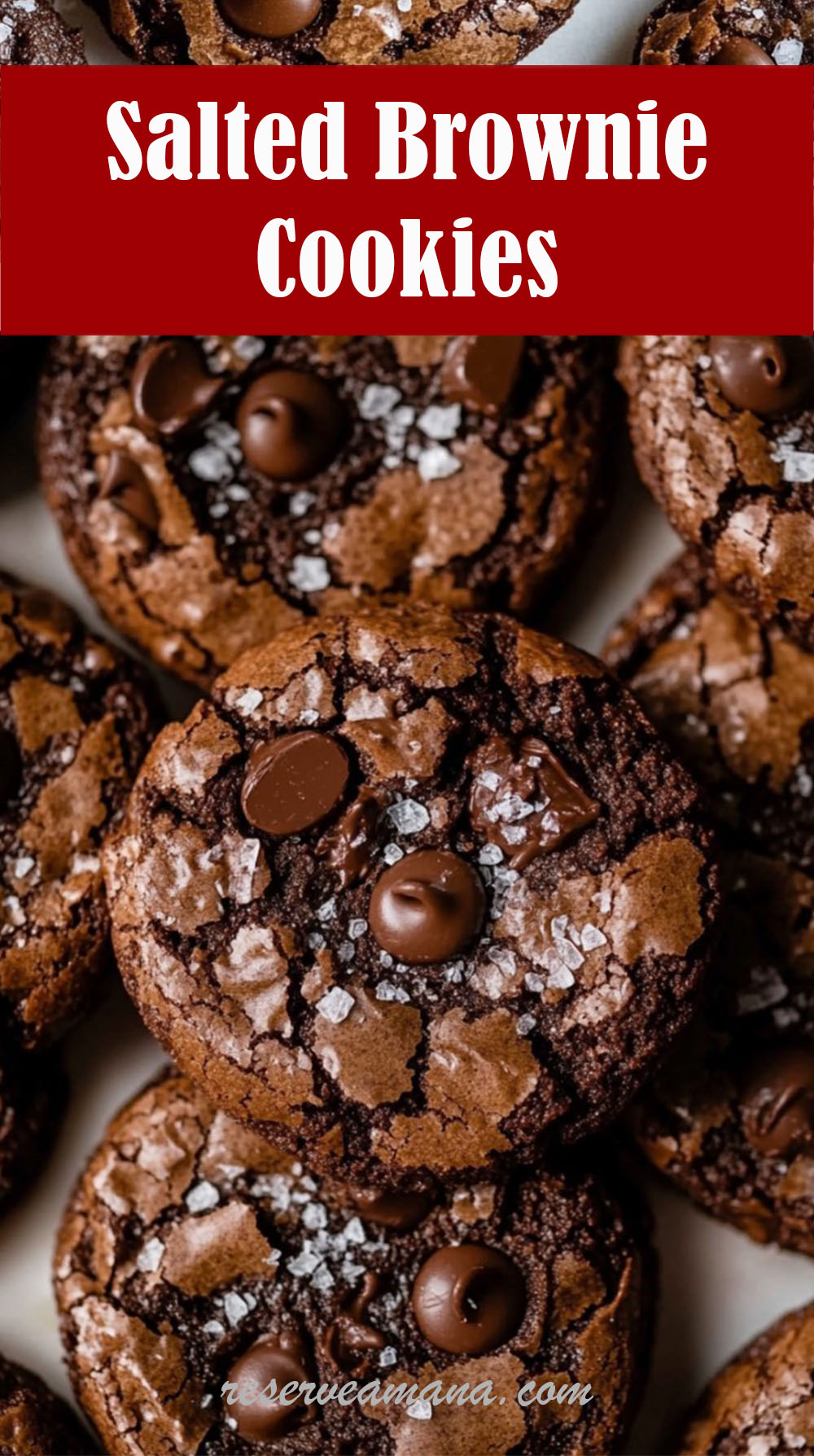 Salted Brownie Cookies