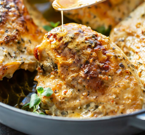 Oven Roasted Greek Chicken Breasts