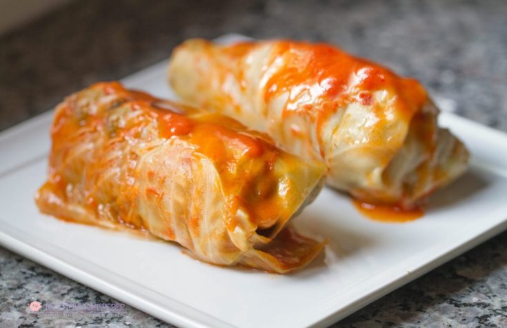 Casserole Recipes with Ground Beef - Baked Stuffed Cabbage Rolls