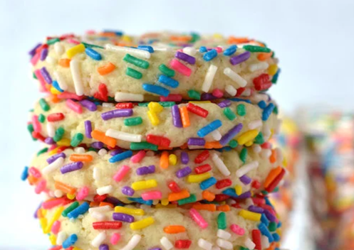 30 Minutes Sprinkle Cookies