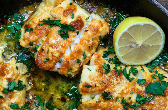 Baked Cod Recipe with Lemon and Garlic